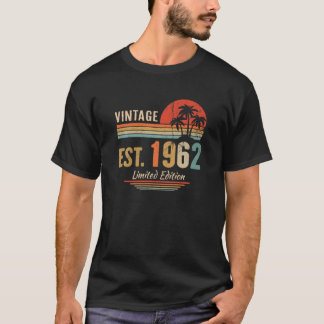 60-jährige Geschenke Vintag 1962 Limited Edition 6 T-Shirt