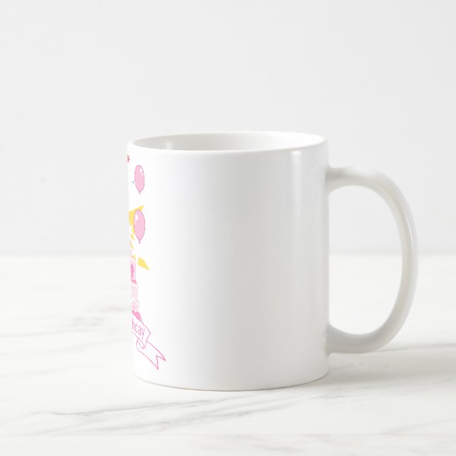 60-jähriger Geburtstagskuchen Tasse (Rechts)