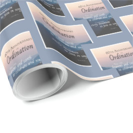 60. Jubiläum der Glückwunsch der Ordination Geschenkpapier