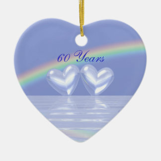 60. Jubiläum Diamond Hearts Keramikornament