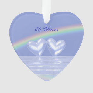 60. Jubiläum Diamond Hearts Ornament