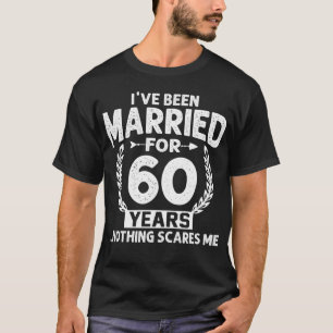 60. Jubiläum war ich Verheiratet 60 Jahre T-Shirt