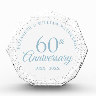 60. Jubiläums-Konfetti Fotoblock