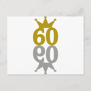 60-Kronenreflektion Postkarte