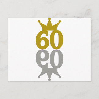 60-Kronenreflektion Postkarte