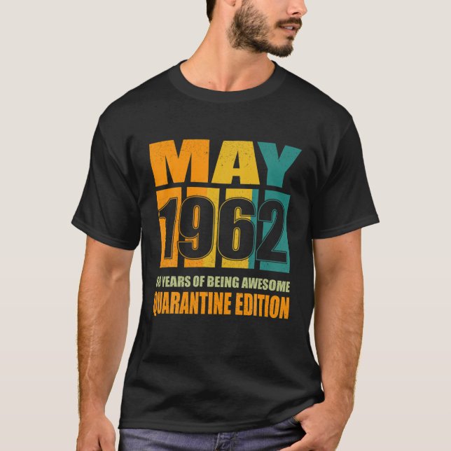 60. Mai Retro Limited Edition 1962 Quara T-Shirt (Vorderseite)