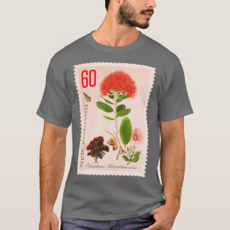 60 NZ Pohutukawa Briefmarke T-Shirt