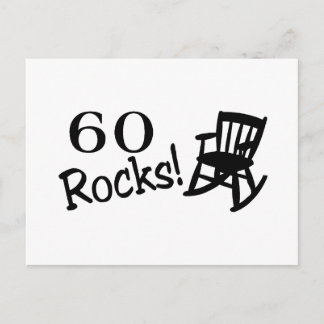 60 Rocks (Rocker) Postkarte