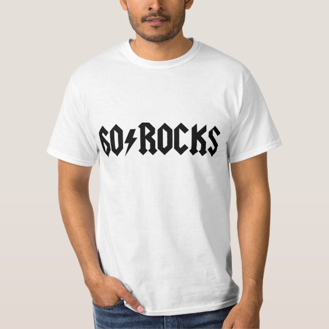 60 rocks T-Shirt (Vorderseite)