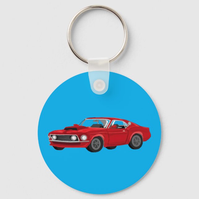 60´s muscle car schlüsselanhänger (Vorderseite)