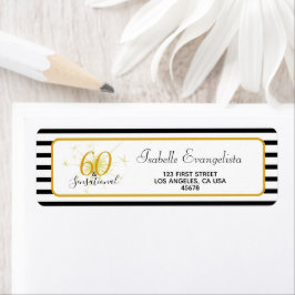 60 & SENSATIONAL 60. Geburtstag Rücksendeadresse L