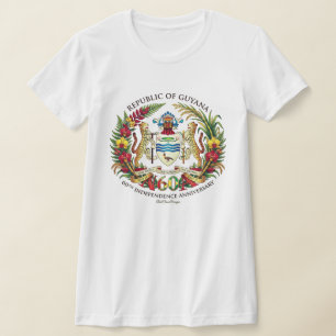 60. Unabhängigkeitstag der Republik Guyana T-Shirt