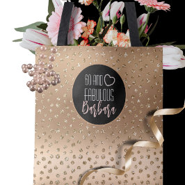 60 und fabulous Gold Glitzer Sparkle Girly 60.