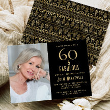 60 und Fantastisch | Einladung zur 60. Geburtstags