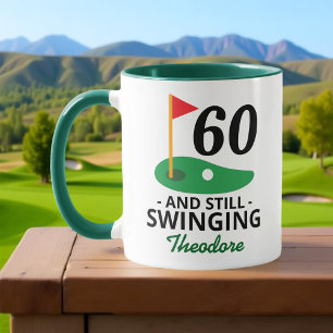 60 und immer noch swingend, Lustiger 60. Geburtsta Tasse