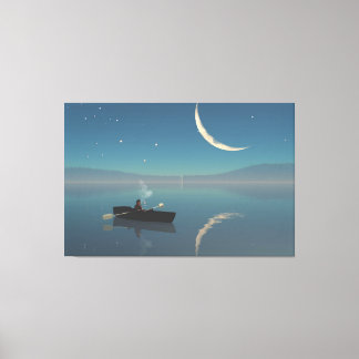 60"x40" Leinwandkunst mit "Friedlichem" Bild Leinwanddruck