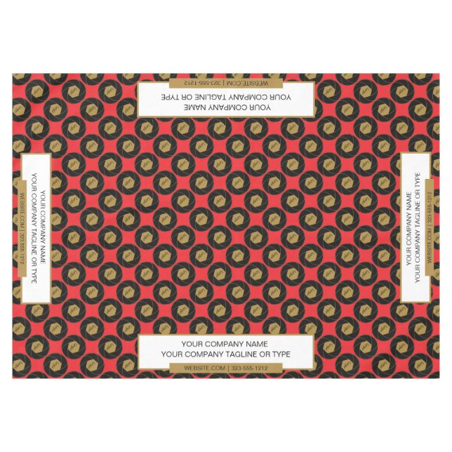 60 "x84" Messe Tablecloth Gold White Tischdecke (Vorderseite (Horizontal))