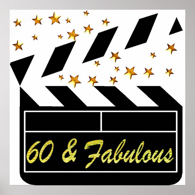 60 YR ALTER FILMSTAR POSTER (Vorne)