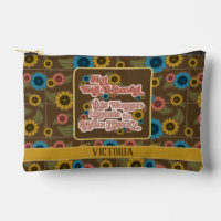 60er & 70er Floral Gelb für Frauen