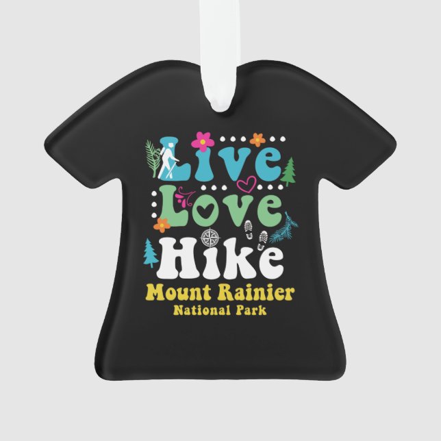 60er 70er HIKER, NATIONALER PARK RETRO Ornament (Rückseite)