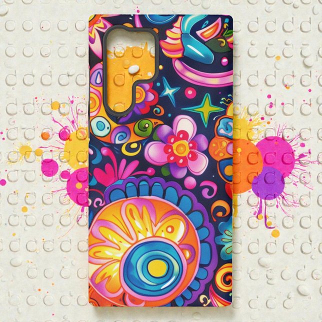 60er 70er Hippy Hippie Psychedelisch Samsung Galaxy Hülle (Von Creator hochgeladen)