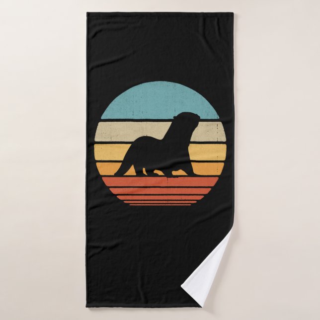 60er 70er Men Women Animal Pullover Badehandtuch (Badehandtuch)