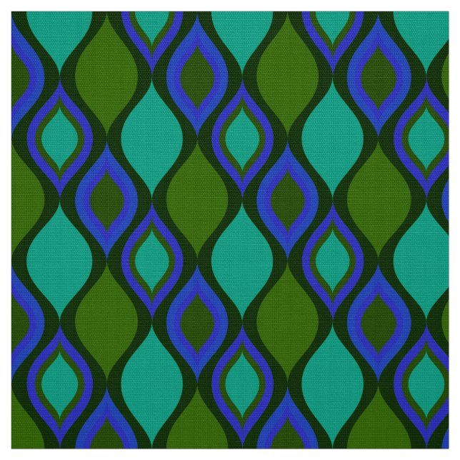 60er 70er Retro Mod Stoff (Muster)