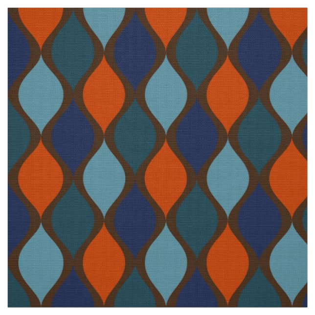 60er 70er Super Retro Farbpalette Stoff (Muster)