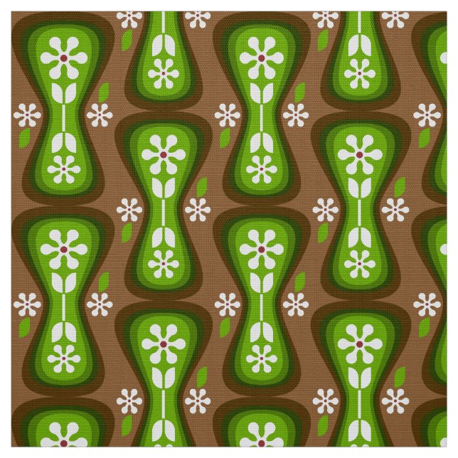 60er 70er yoni-Retro-Stoff Stoff (Muster)