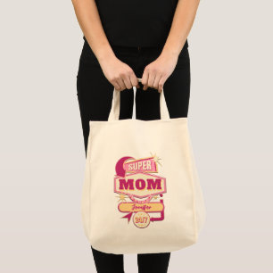 60er Diner Style Super Mama Diner Sign Tragetasche