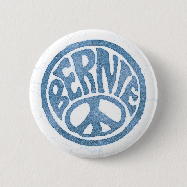 60er Frieden Bernie Button (Vorderseite)