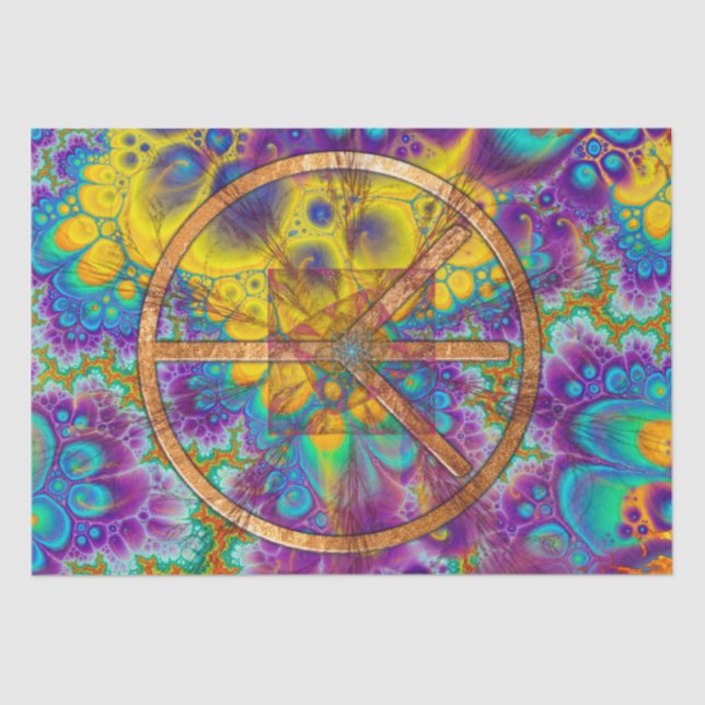 60er Jahre Groove GIFT Seidenpapier (Vorderseite)