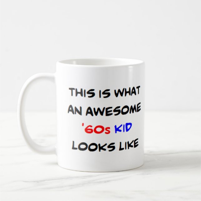 60er Kind, phantastisch Kaffeetasse (Links)