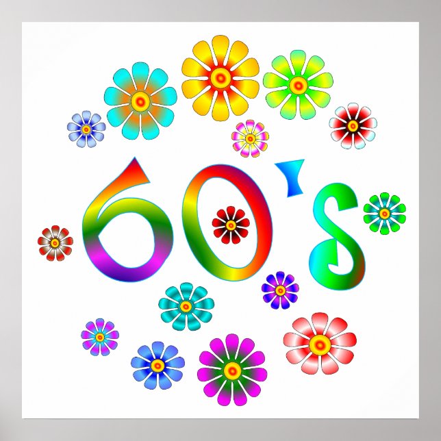 60er Liebe Poster (Vorne)