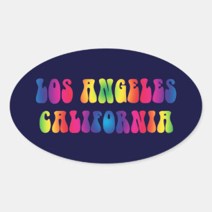 60er Los Angeles CA TieDye Aufkleber