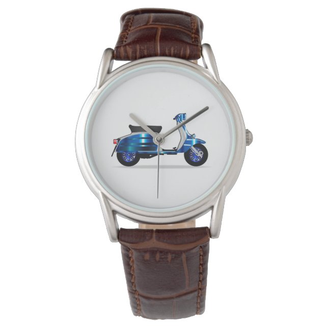 60er Motor Scooter Armbanduhr (Vorderseite)