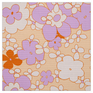 60er nahtlose Blume Muster sehr Retro! Stoff
