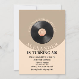 60er Retro Groovy Erwachsene Geburtstagsparty jede Einladung