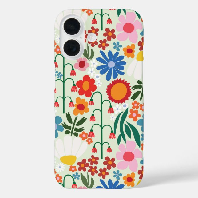 60er Retro Sommer Case-Mate iPhone Hülle (Rückseite)