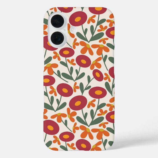 60er Retro Summer White Case-Mate iPhone Hülle (Rückseite)