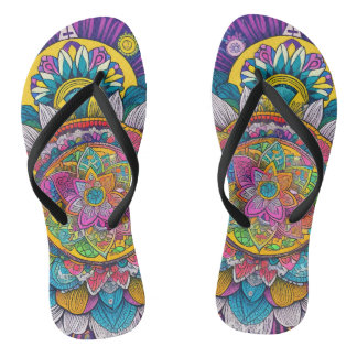 60er Retrostil Flip Flops