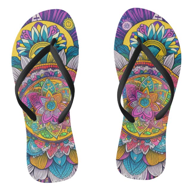 60er Retrostil Flip Flops (Fußbett)