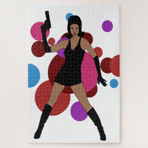 60er Spy Girl Puzzle