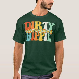 60er und 70er Hippie Hippies Retro Vintage Hippy F T-Shirt