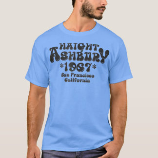 60s 70s Retro Flower Power 1967 Haight Ashbury T-Shirt