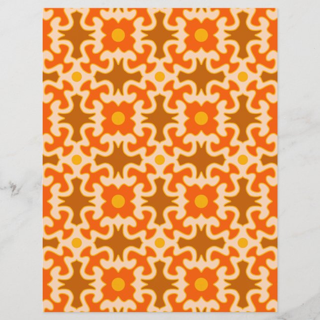 60s 70s retro mod paper print (Vorderseite)