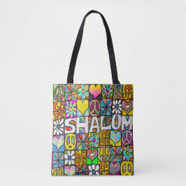 60s Psychedelic Shalom LOVE