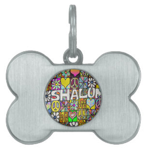60s Psychedelic Shalom LOVE Tiermarke