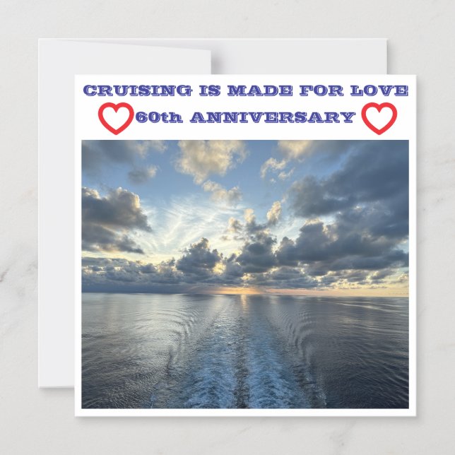 60th ANNIVERSARY CRUISE DOOR MAGNET (Vorderseite)