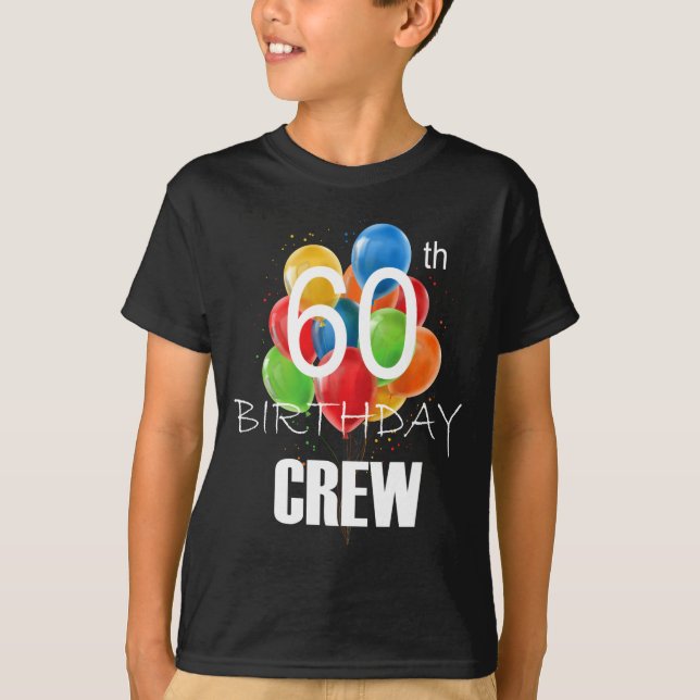 60th Birthday Crew 60 Party Crew Group Women  T-Shirt (Vorderseite)